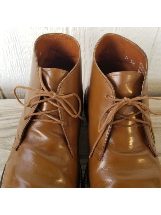 VTG Bostonian Classics Mens Calfskin Leather Silhouette Chukka Boot 11 26222 USA main image 9